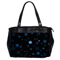 Decorative Dots Pattern Office Handbags (2 Sides)  by ValentinaDesign