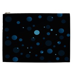 Decorative Dots Pattern Cosmetic Bag (xxl)  by ValentinaDesign