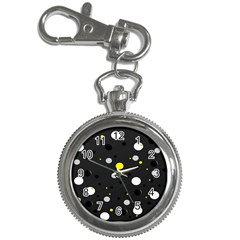 Decorative Dots Pattern Key Chain Watches by ValentinaDesign