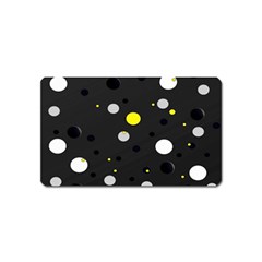 Decorative Dots Pattern Magnet (name Card) by ValentinaDesign