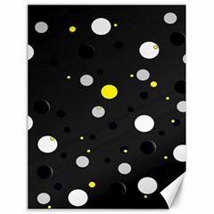 Decorative Dots Pattern Canvas 18  X 24   by ValentinaDesign