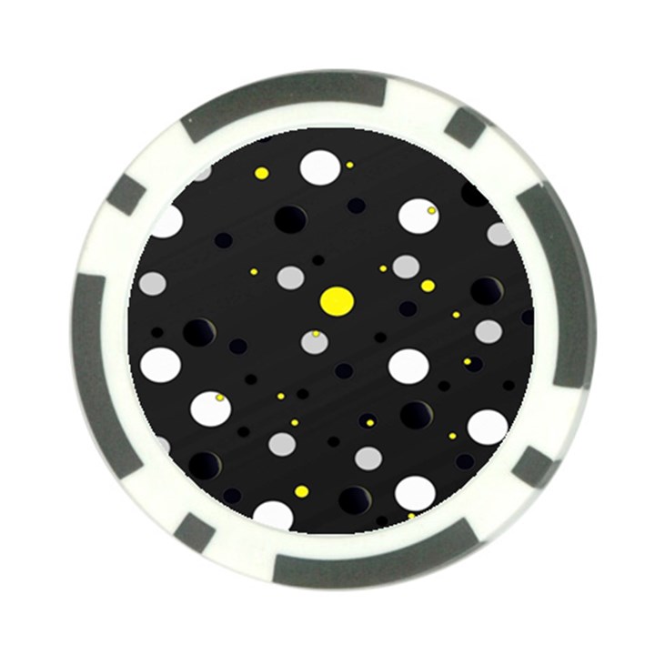 Decorative dots pattern Poker Chip Card Guard (10 pack)