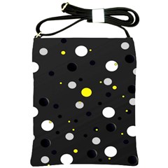 Decorative Dots Pattern Shoulder Sling Bags by ValentinaDesign