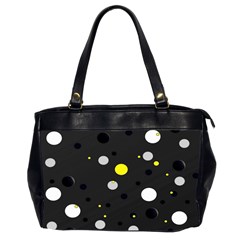 Decorative Dots Pattern Office Handbags (2 Sides)  by ValentinaDesign