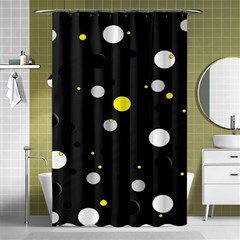 Decorative Dots Pattern Shower Curtain 48  X 72  (small)  by ValentinaDesign