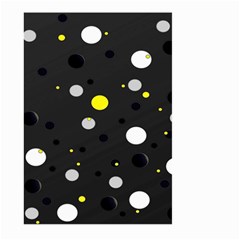 Decorative Dots Pattern Large Garden Flag (two Sides) by ValentinaDesign