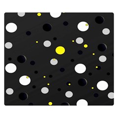 Decorative Dots Pattern Double Sided Flano Blanket (small)  by ValentinaDesign