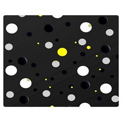 Decorative Dots Pattern Double Sided Flano Blanket (medium)  by ValentinaDesign