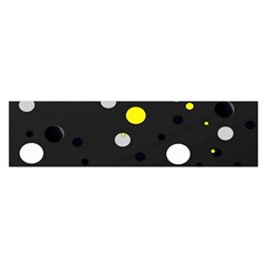 Decorative Dots Pattern Satin Scarf (oblong) by ValentinaDesign