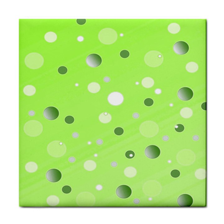 Decorative dots pattern Tile Coasters