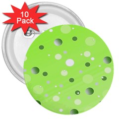 Decorative Dots Pattern 3  Buttons (10 Pack)  by ValentinaDesign