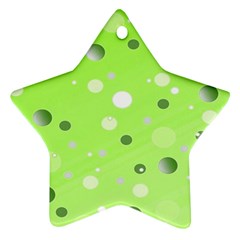 Decorative Dots Pattern Star Ornament (two Sides) by ValentinaDesign