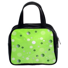 Decorative Dots Pattern Classic Handbags (2 Sides) by ValentinaDesign