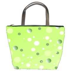 Decorative Dots Pattern Bucket Bags by ValentinaDesign