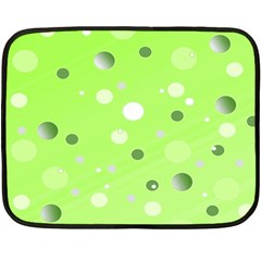 Decorative Dots Pattern Double Sided Fleece Blanket (mini)  by ValentinaDesign