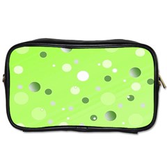 Decorative Dots Pattern Toiletries Bags 2-side by ValentinaDesign