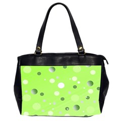 Decorative Dots Pattern Office Handbags (2 Sides)  by ValentinaDesign