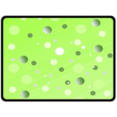 Decorative Dots Pattern Fleece Blanket (large)  by ValentinaDesign