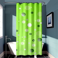 Decorative Dots Pattern Shower Curtain 36  X 72  (stall)  by ValentinaDesign