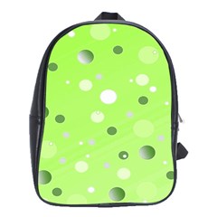 Decorative Dots Pattern School Bags (xl)  by ValentinaDesign