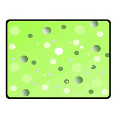 Decorative Dots Pattern Double Sided Fleece Blanket (small)  by ValentinaDesign