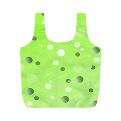 Decorative Dots Pattern Full Print Recycle Bags (m)  by ValentinaDesign