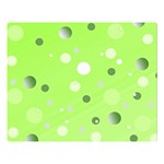 Decorative dots pattern Double Sided Flano Blanket (Large)  80 x60  Blanket Front