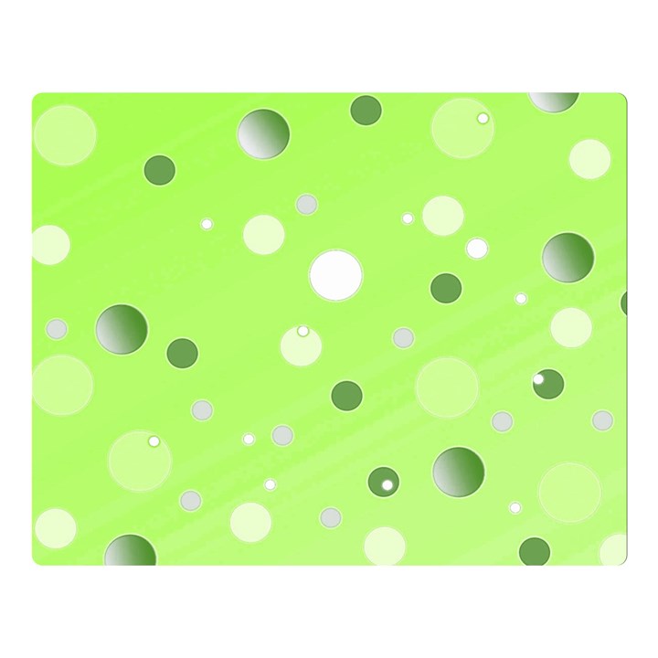 Decorative dots pattern Double Sided Flano Blanket (Large) 