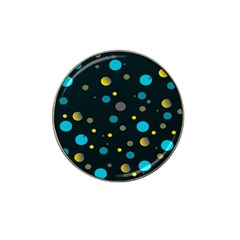 Decorative Dots Pattern Hat Clip Ball Marker (4 Pack) by ValentinaDesign