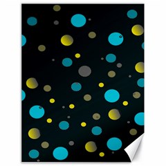 Decorative Dots Pattern Canvas 18  X 24   by ValentinaDesign