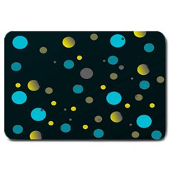 Decorative Dots Pattern Large Doormat  by ValentinaDesign