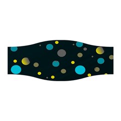 Decorative Dots Pattern Stretchable Headband by ValentinaDesign