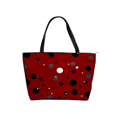 Decorative Dots Pattern Shoulder Handbags by ValentinaDesign