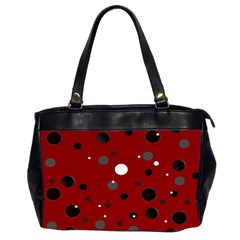 Decorative Dots Pattern Office Handbags (2 Sides)  by ValentinaDesign