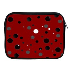 Decorative Dots Pattern Apple Ipad 2/3/4 Zipper Cases by ValentinaDesign