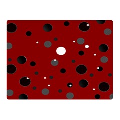 Decorative Dots Pattern Double Sided Flano Blanket (mini) 