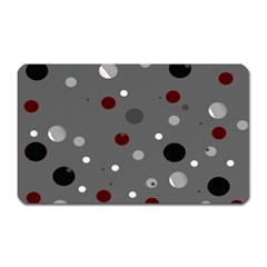 Decorative Dots Pattern Magnet (rectangular) by ValentinaDesign