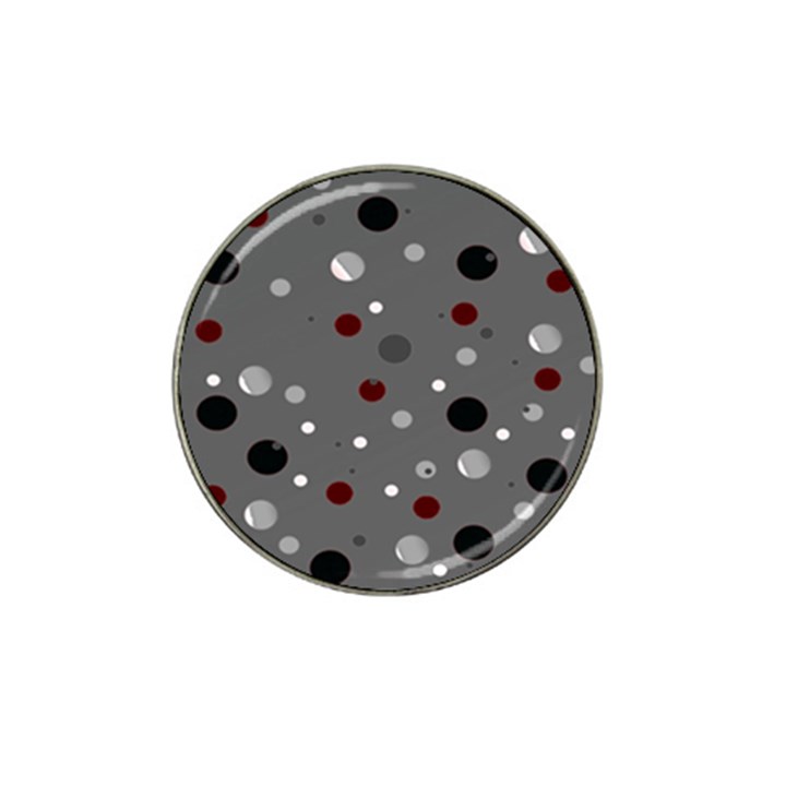 Decorative dots pattern Hat Clip Ball Marker