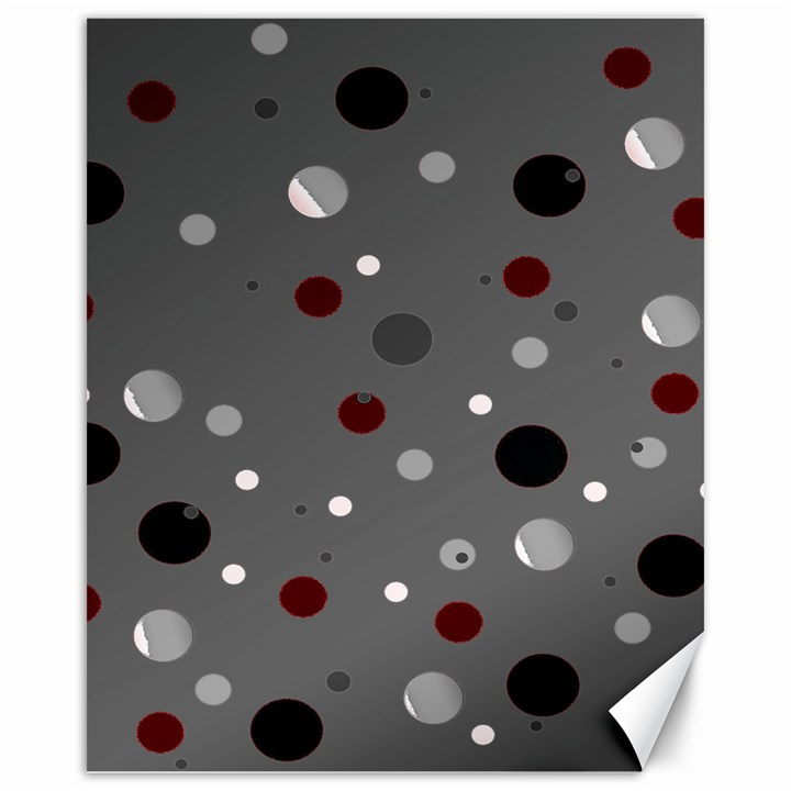 Decorative dots pattern Canvas 16  x 20  