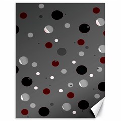 Decorative Dots Pattern Canvas 18  X 24   by ValentinaDesign