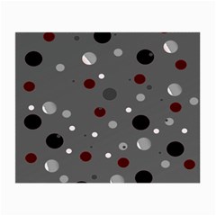 Decorative Dots Pattern Small Glasses Cloth (2-side) by ValentinaDesign