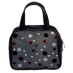 Decorative Dots Pattern Classic Handbags (2 Sides) by ValentinaDesign