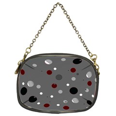 Decorative Dots Pattern Chain Purses (two Sides)  by ValentinaDesign