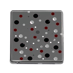 Decorative Dots Pattern Memory Card Reader (square) by ValentinaDesign