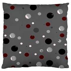 Decorative Dots Pattern Large Cushion Case (one Side) by ValentinaDesign