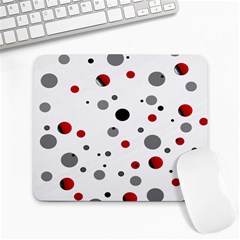 Decorative Dots Pattern Large Mousepads by ValentinaDesign