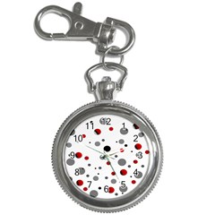 Decorative Dots Pattern Key Chain Watches by ValentinaDesign