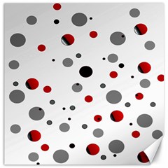 Decorative Dots Pattern Canvas 20  X 20   by ValentinaDesign