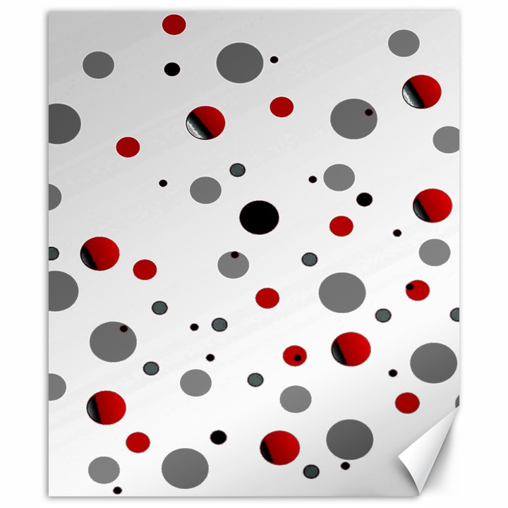 Decorative dots pattern Canvas 20  x 24  