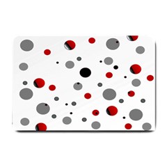 Decorative Dots Pattern Small Doormat  by ValentinaDesign